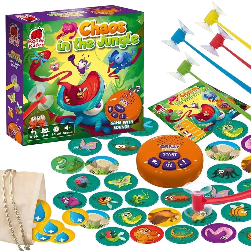 3013 Gra z modułem dźwiękowym „Chaos w dżungli” Roter Kafer 