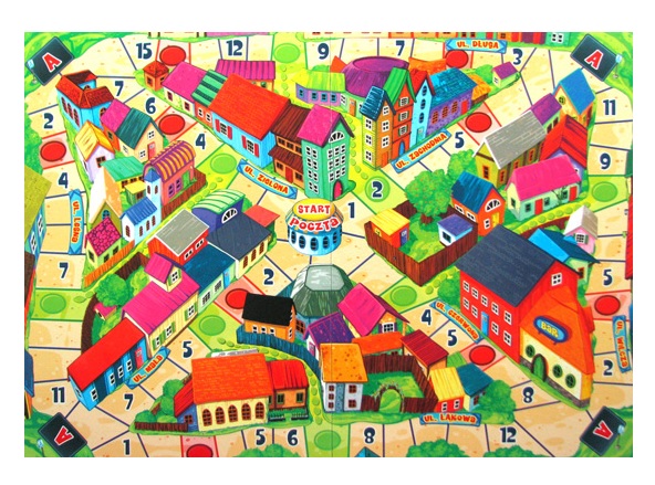 8098 Gra planszowa Listonosze rodzinna Alexander 