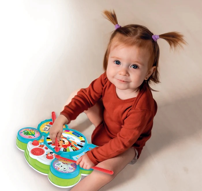 17637 Clementoni Baby Interaktywna Perkusja Animal Drum