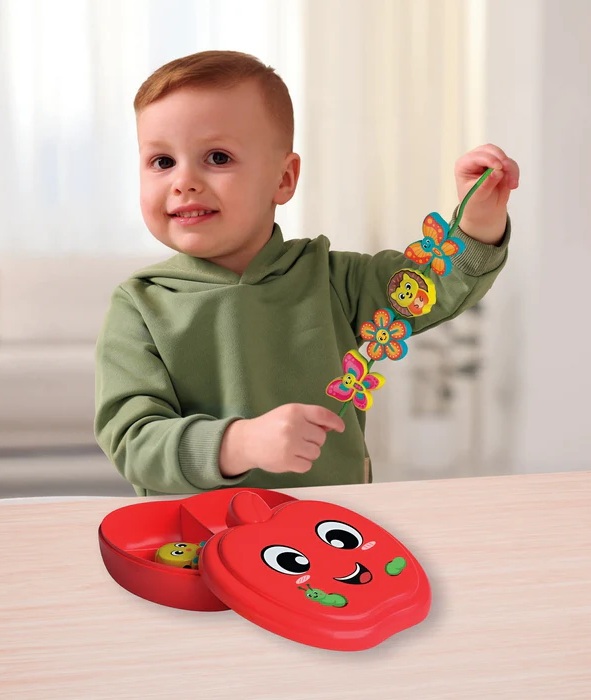 17632 Clementoni Baby Montessori Jabłko i Przyjaciele zabawka edukacyjna