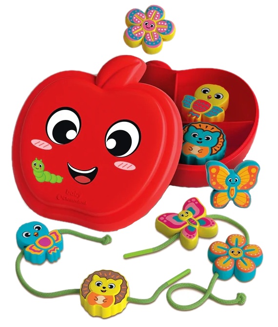 17632 Clementoni Baby Montessori Jabłko i Przyjaciele zabawka edukacyjna