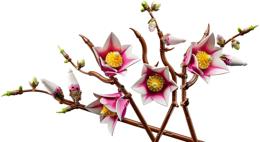 11510  Klocki Lego Botanicals Gałązki magnolii  435 elementów 