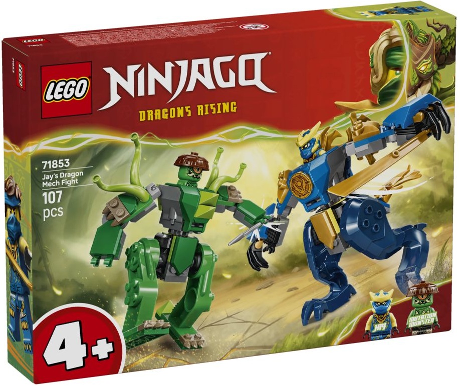 71853 Klocki Lego Ninjago Bitwa w smoczym mechu Jaya 107 elementów