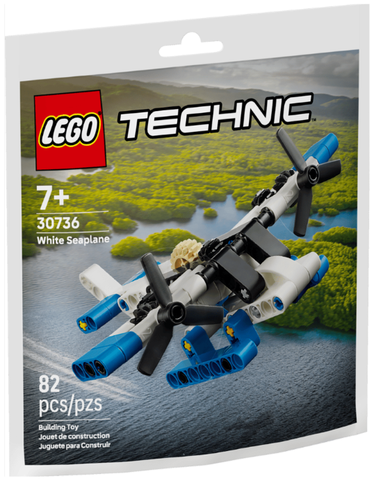 30736 Klocki Lego Technic Biały wodnosamolot 82 elementów