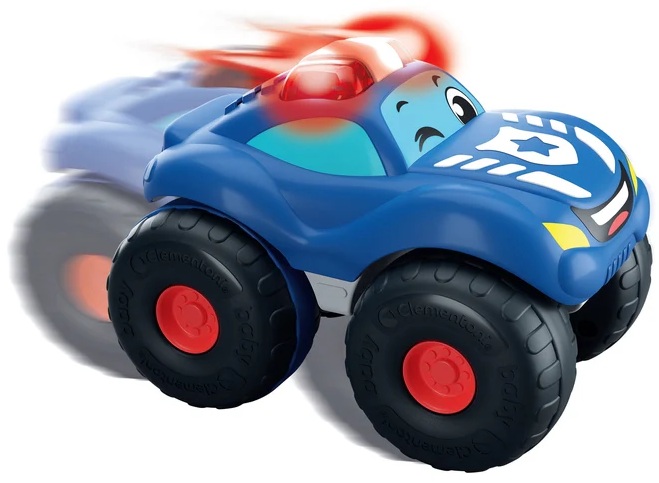 17543 Clementoni Baby Pull Back and Go Auto Policja Światełka i Dźwięki
