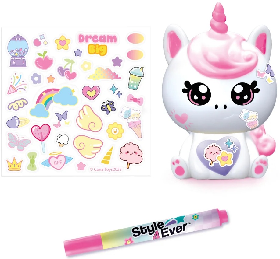 6679 Świecące Dekorożce – Zwierzaczki DIY, Jednorożec z serduszkiem