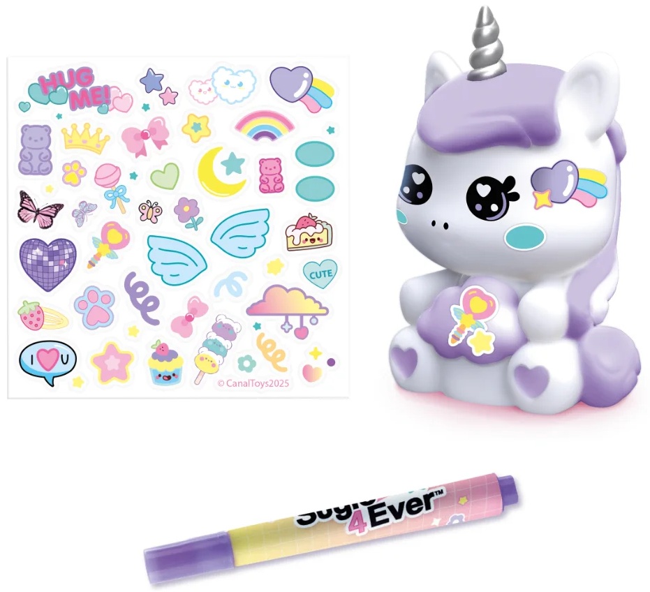 6686 Świecące Dekorożce – Zwierzaczki DIY KAWAII, Jednorożec z chmurką