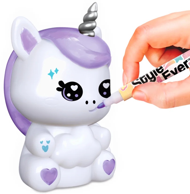 6686 Świecące Dekorożce – Zwierzaczki DIY KAWAII, Jednorożec z chmurką