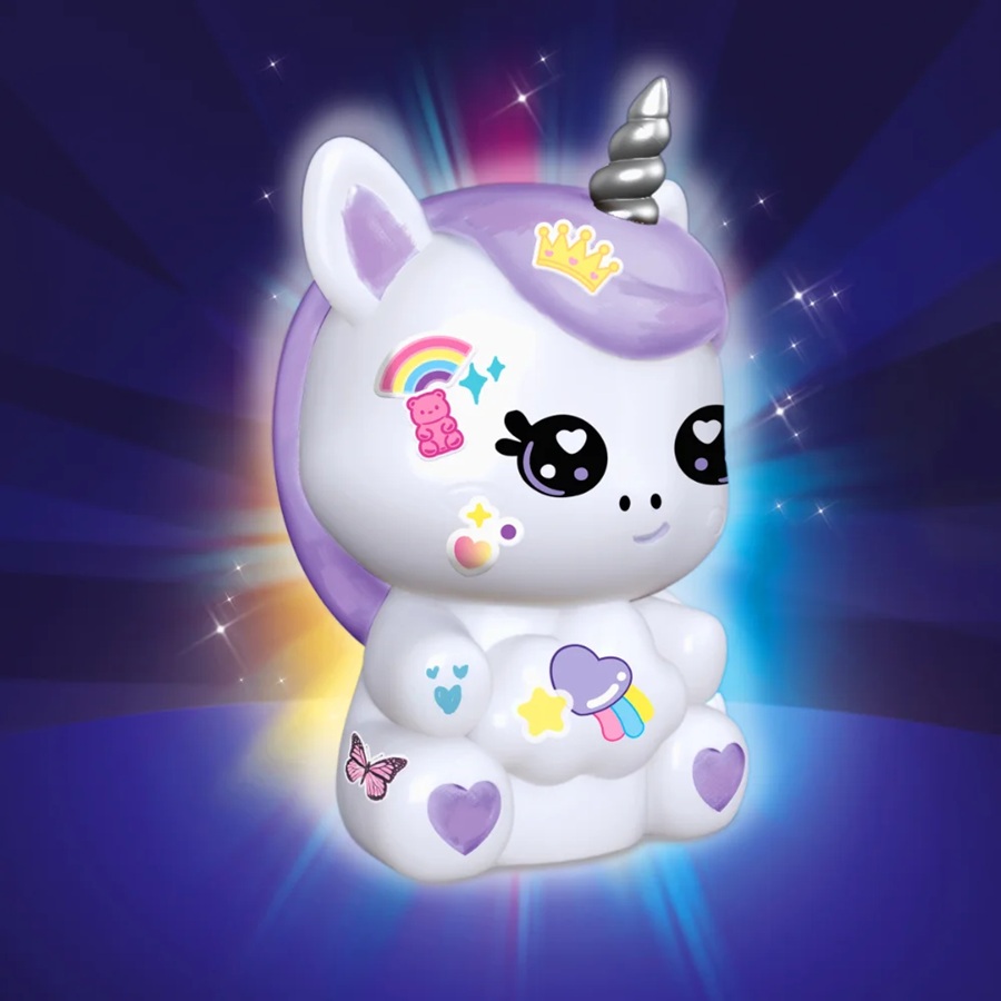 6686 Świecące Dekorożce – Zwierzaczki DIY KAWAII, Jednorożec z chmurką