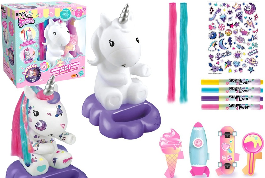 7331 Świecące Dekorożce – Jednorożec DIY Deluxe Kawaii style 