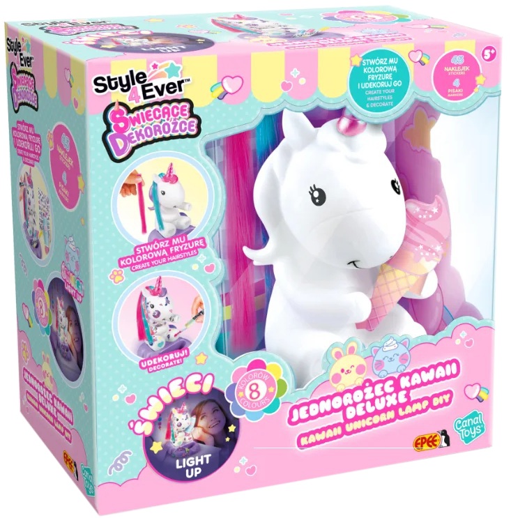 7331 Świecące Dekorożce – Jednorożec DIY Deluxe Kawaii style 