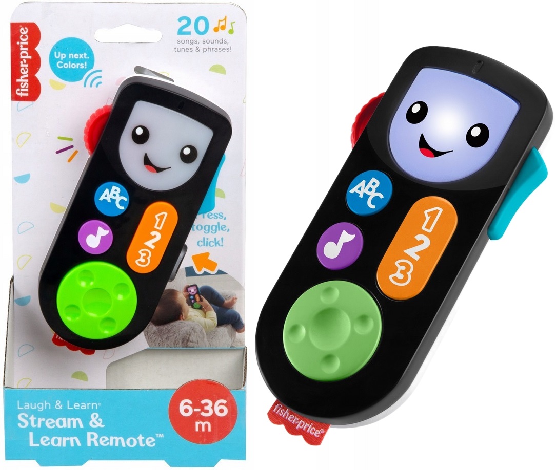 1647 Fisher-Price Edukacyjny interaktywny pilocik 