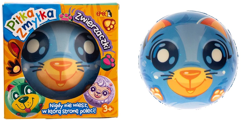 3272 Piłka Zmyłka – Zwierzaczki, seria 2, Kicia niebieska