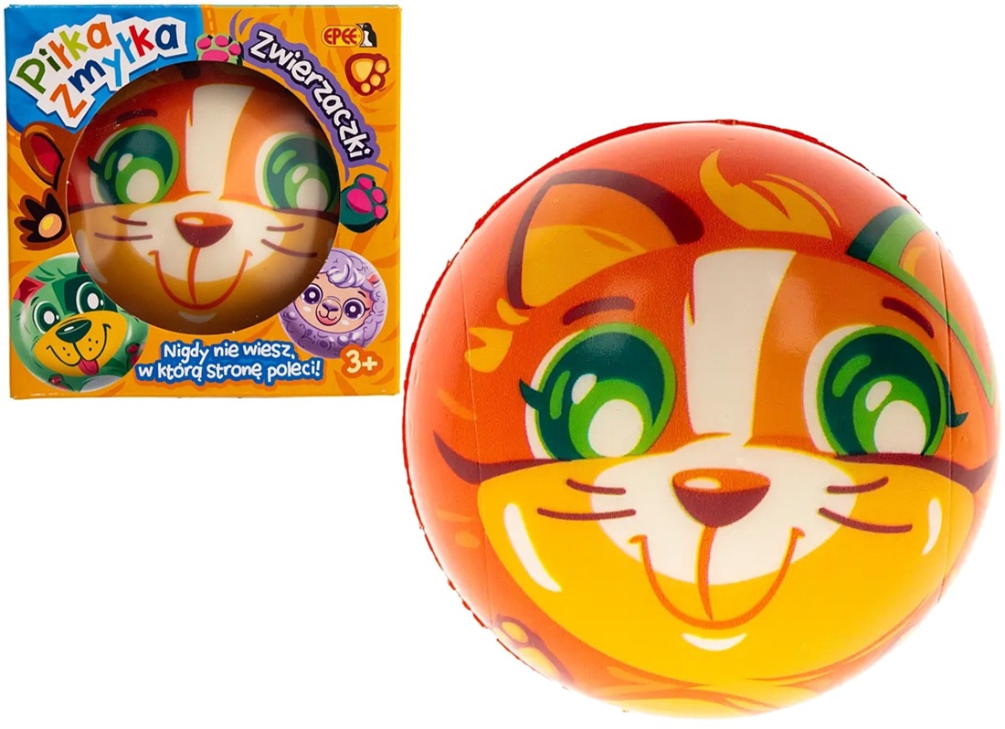 3265 Piłka Zmyłka – Zwierzaczki, seria 2, Kitek pomarańczowy