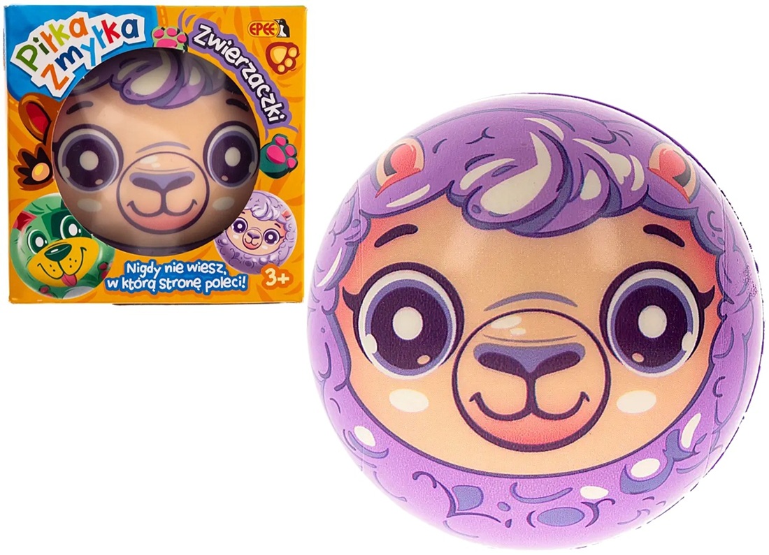 3296 Piłka Zmyłka – Zwierzaczki, seria 2, Lamcia fioletowa
