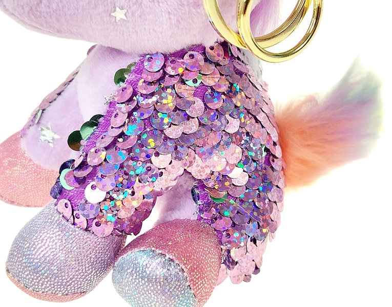 7475 Brelok Pluszowy Jednorożec Maskotka do Kluczy Torebki Plecaka Pluszak