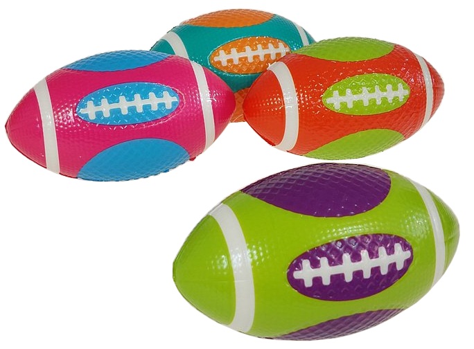 2455 Piłka z pianki do zabawy – rugby 16 cm antystresowa