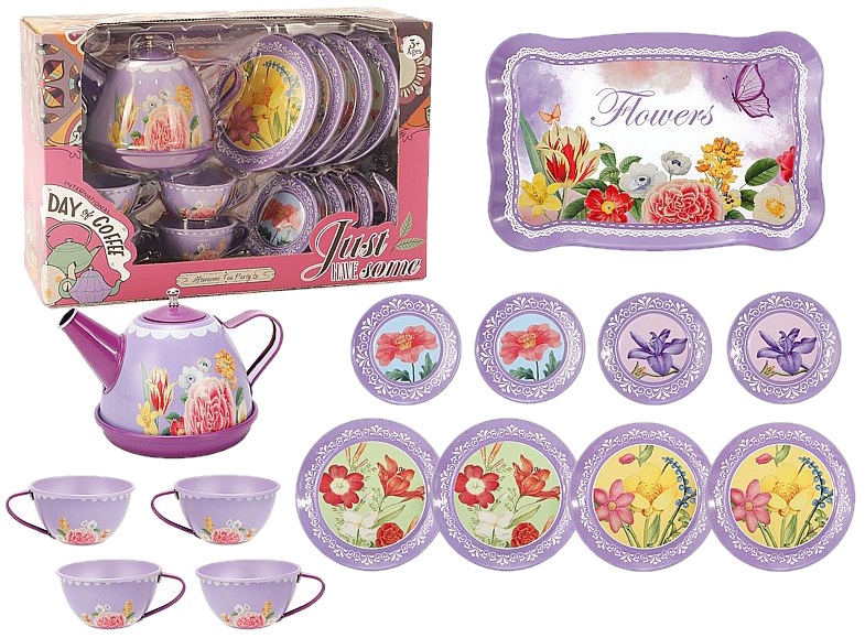 2615 Zestaw Kuchenny Do Herbaty Zastawa Stołowa naczynka 13 Elementów 