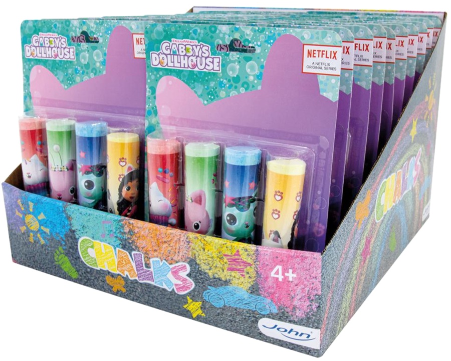 2633 Kreda Chodnikowa 4 kolory Koci Domek Gabi John