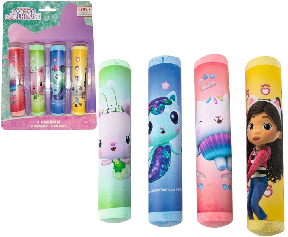 2633 Kreda Chodnikowa 4 kolory Koci Domek Gabi John