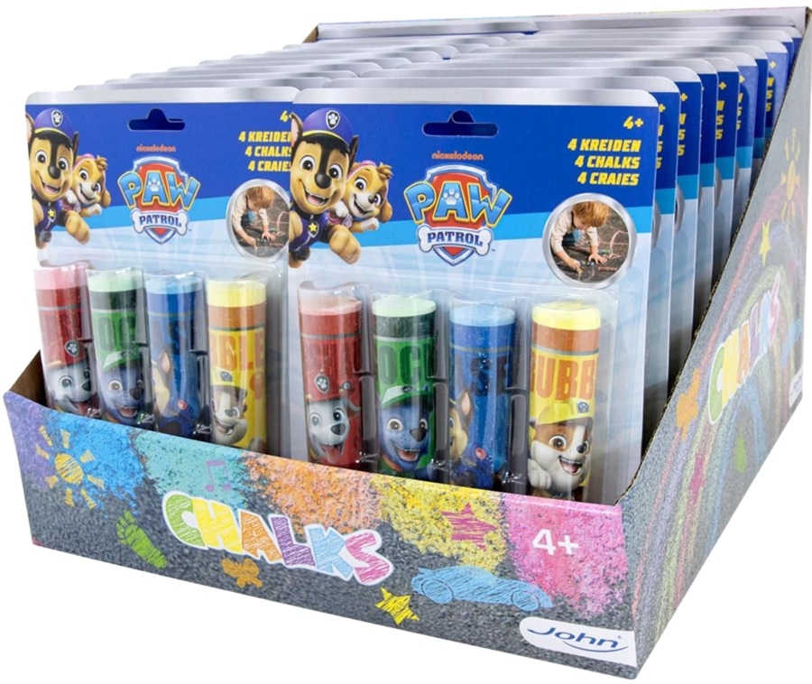 6631 Kreda Chodnikowa 4 kolory Psi Patrol John 