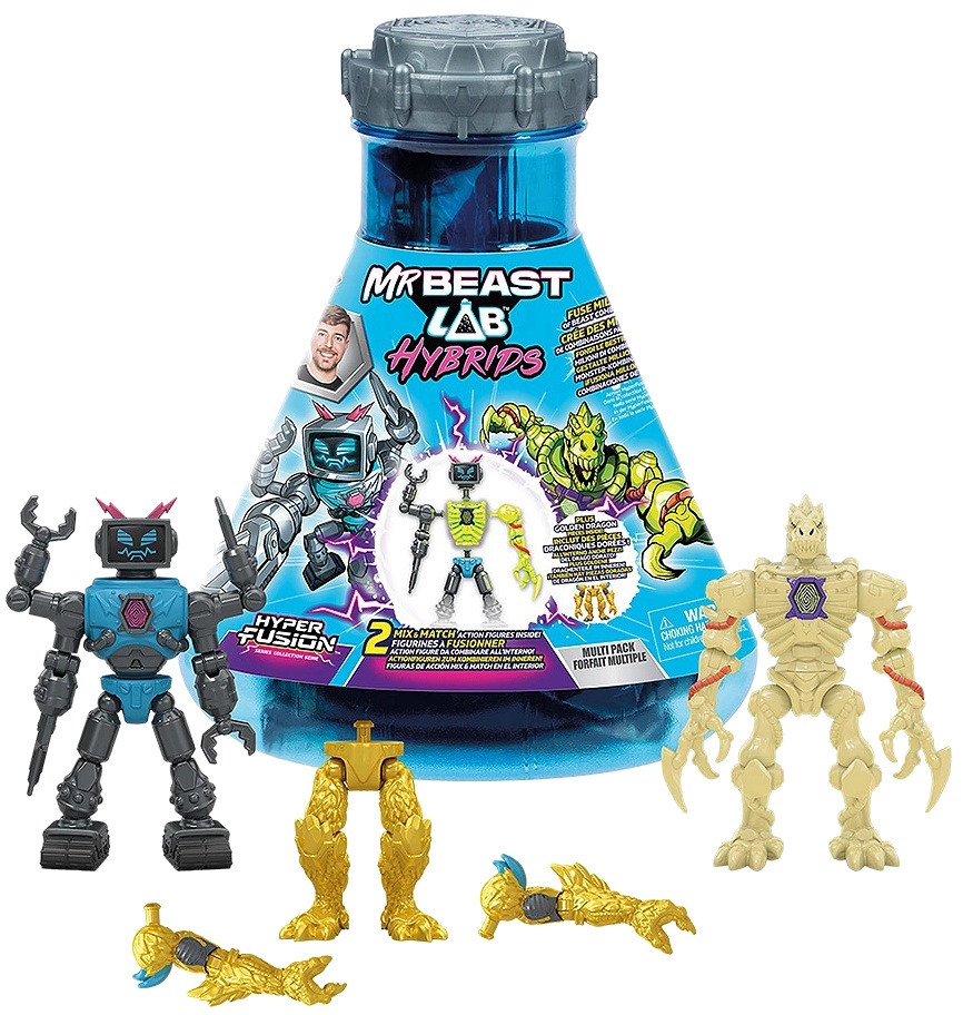 1242 Mr Beast Lab Hybryda Multipack Figurki mix & match
