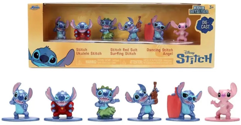 0659 Zestaw figurek Disney Stitch Nano Metalfigs Jada