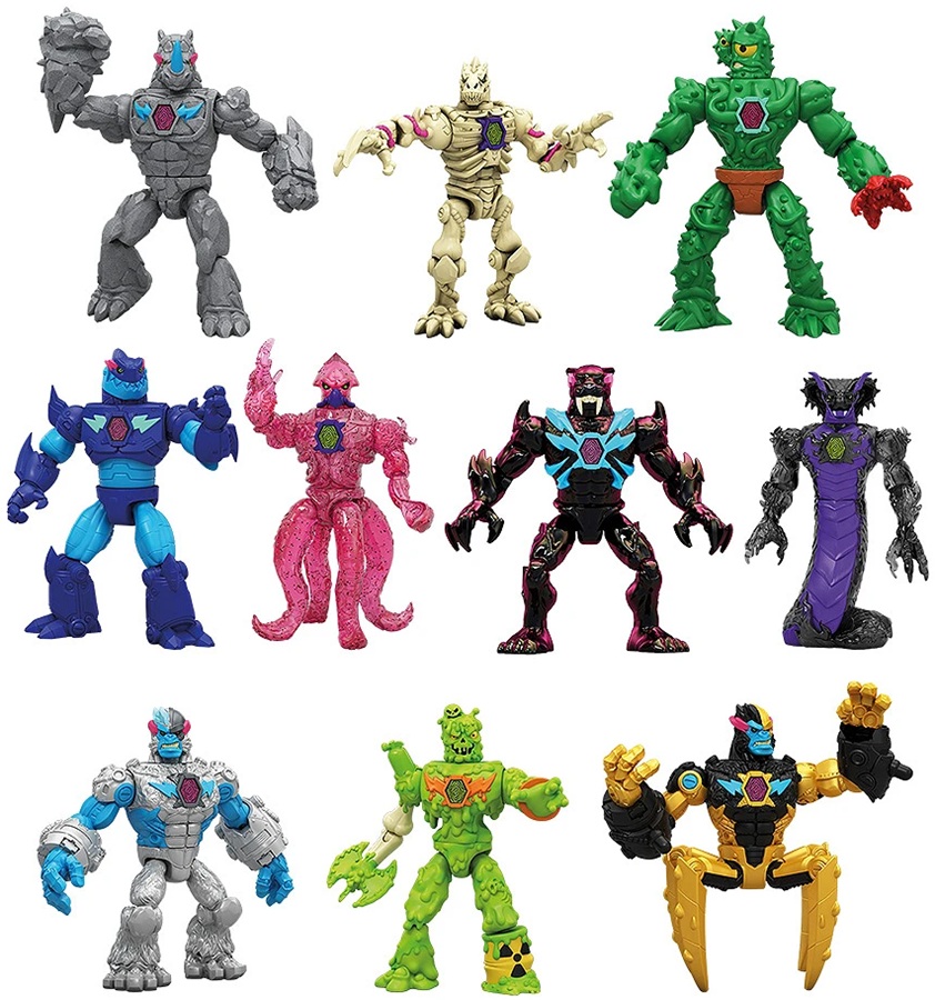 1235 Mr Beast Lab Hybryda Figurki mix & match 