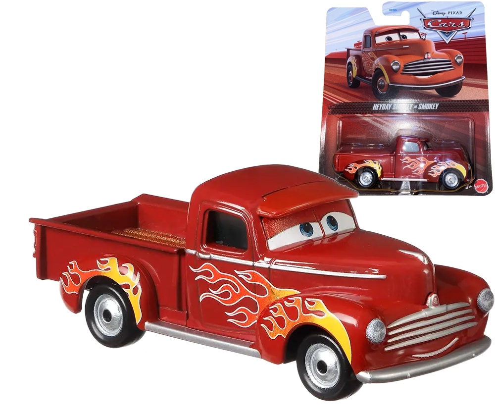 2178 Auto Cars Disney Pixar Heyday Smokey - Smokey metal Mattel 