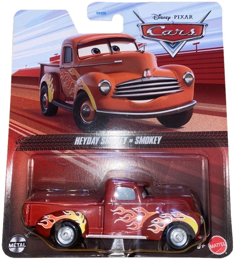 2178 Auto Cars Disney Pixar Heyday Smokey - Smokey metal Mattel 