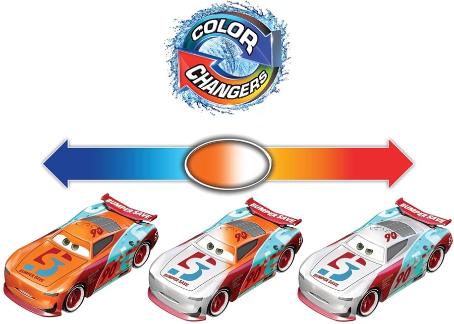 0737 Auto Cars Disney Pixar 2w1 Paul Conrev zmieniający kolor