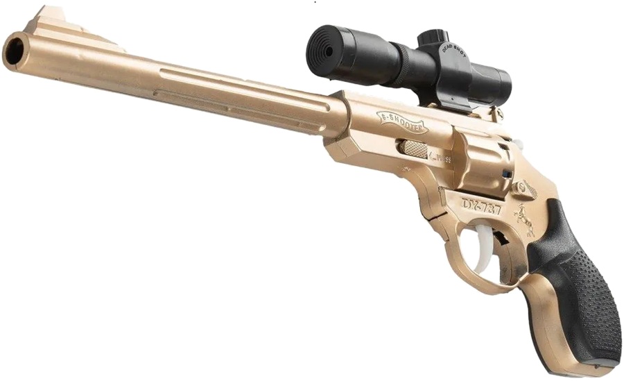 4828 Pistolet na kapiszony spłonkę typu Rewolwer + magazynek luneta 