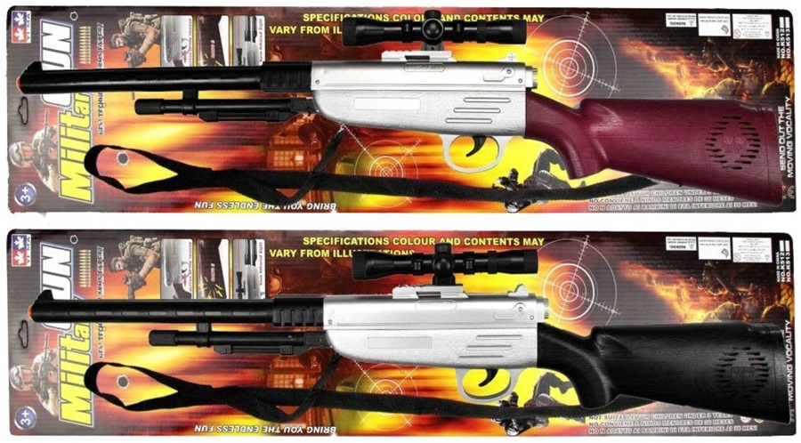 3657 Karabin Hukowy strzelba winchester zabawka 68cm 