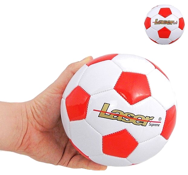 9855 Kolorowa szyta mini piłka nożna ręczna Laser 
