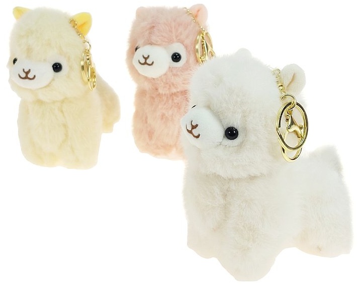 0116 Brelok Pluszowy Lama Maskotka do Kluczy Torebki Plecaka Pluszak 