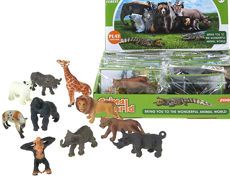 5899 Figurka Dzikie Zwierzęta Animal Zwierzątko Kolekcjonerskie Mix Wzorów
