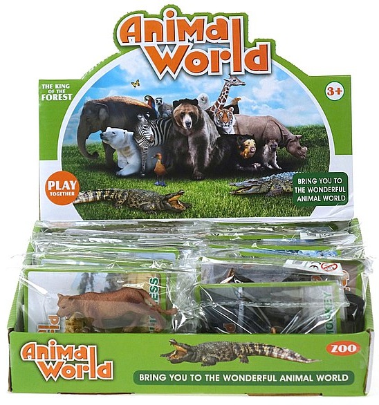 5899 Figurka Dzikie Zwierzęta Animal Zwierzątko Kolekcjonerskie Mix Wzorów