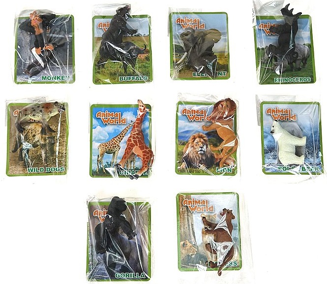 5899 Figurka Dzikie Zwierzęta Animal Zwierzątko Kolekcjonerskie Mix Wzorów