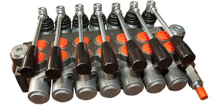 Rozdzielacz hydrauliczny P40 7-sekcyjny