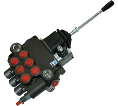 Rozdzielacz hydrauliczny P40 3-sekcyjny 2-dźwignie