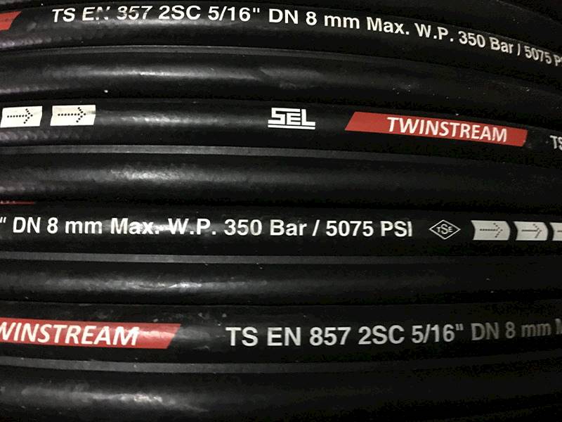 Wąż hydrauliczny DN08-2SC PODWÓJNY TWIN WP 350BAR
