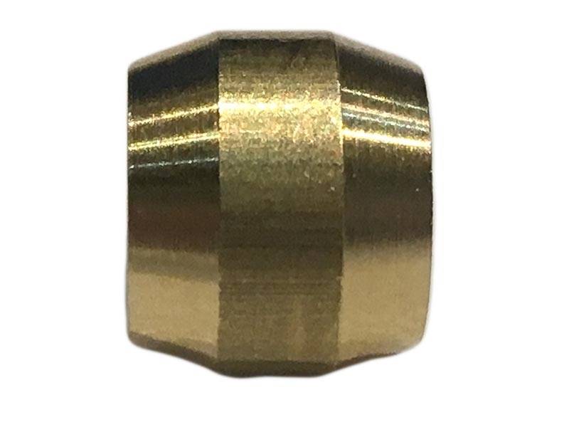 Pierścień zacinający mosiężny 6mm; 