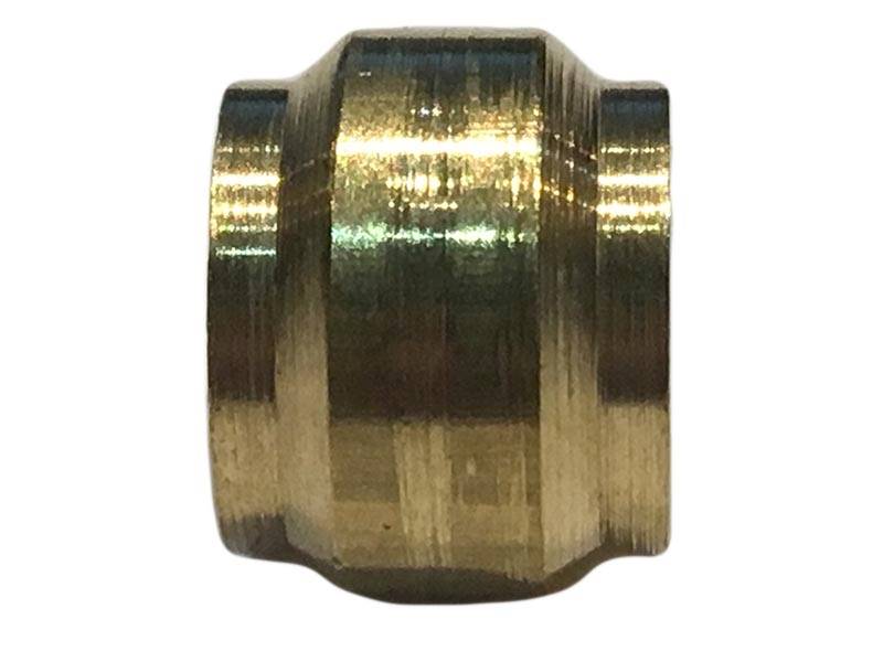 Pierścień zacinający mosiężny 6mm; schodkowy