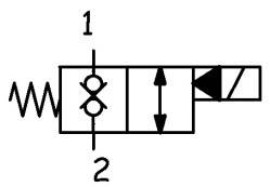 Elektrozawór SVCP 3/8" podw. NZ 24V 2-str. szczel.