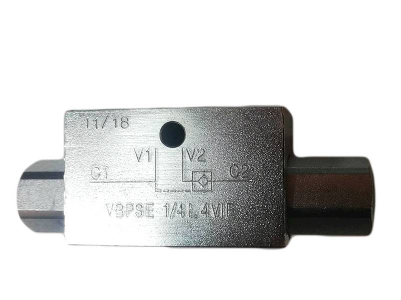 ZAMEK VBSE 3/8" do siłownika dwustr. działania