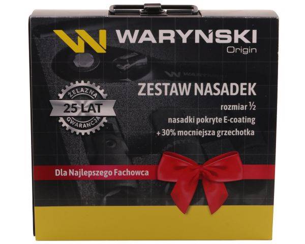 Zestaw nasadek 1/2 cala z grzechotką i akcesoriami