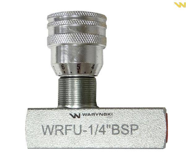 Zawór dławiąco-zwrotny 1/4" do hydrauliki siłowej