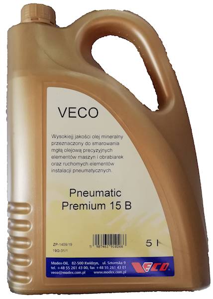 Olej Veco Pneumatic 15  5L