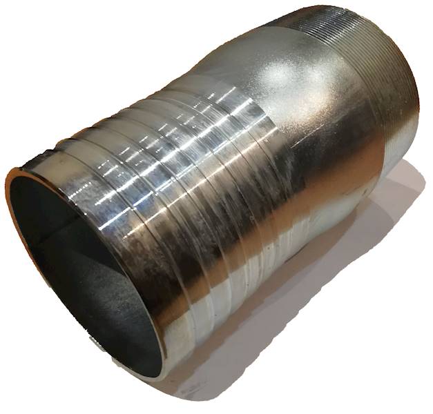 Przyłączka 4" gwint zew. na wąż 100mm