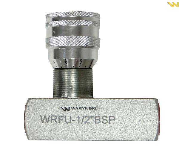 Zawór dławiąco-zwrotny 1/2" do hydrauliki siłowej